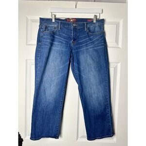 Vintage Lucky Brand Sweet N Crop Y2K Jeans Womens Mid Rise Straight Leg 12/31